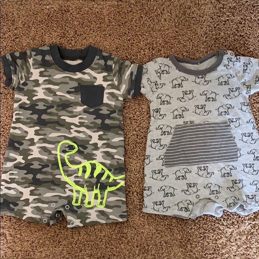 Baby boy rompers size 6-9m